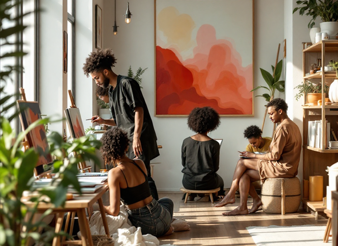 Wellness & Community illustration